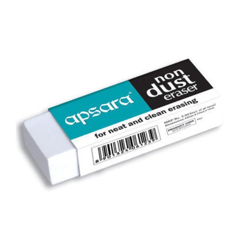 White Rubber Apsara Non Dust Eraser
